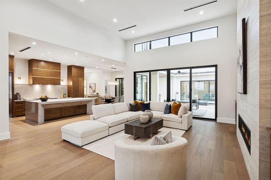Furnished interior view inside a new home in , Keller (Image 13).