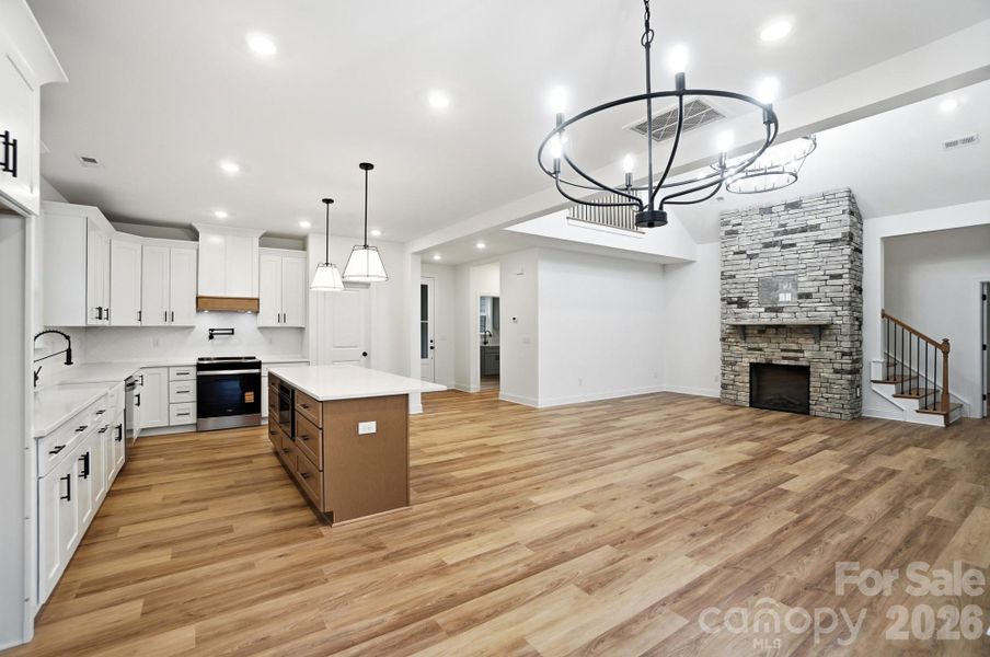 Furnished interior view inside a new home in , Crouse (Image 17).