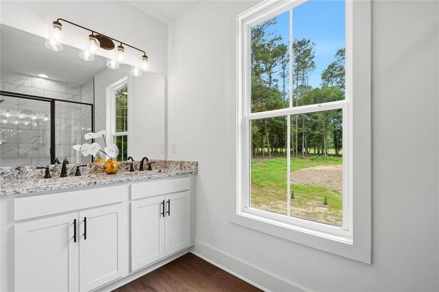 Furnished interior view inside a new home in , Mansfield (Image 32).