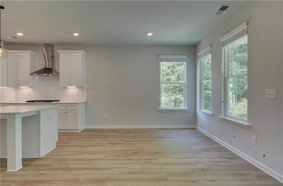 Spacious, unfurnished interior of a new home in Grandview at Millers Mill, Stockbridge (Image 10). Spacious, unfurnished interior of a new home in Grandview at Millers Mill, Stockbridge (Image 10).
