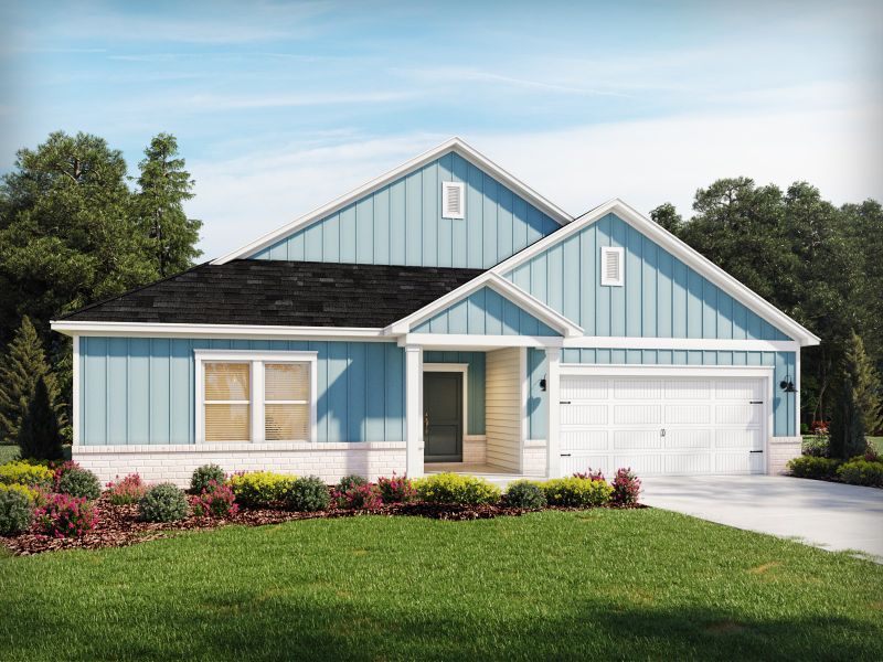 Front exterior of a home in the Calabash Station community, located in Calabash, NC (Image 4).