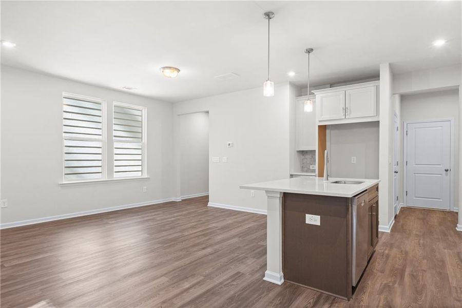 Furnished interior view inside a new home in The Village at Shallowford, Kennesaw (Image 11).