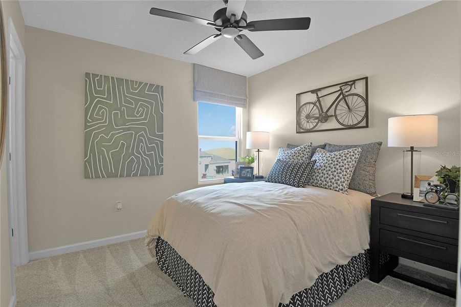 Furnished interior view inside a new home in Estates at Rivers Edge, Parrish (Image 17).