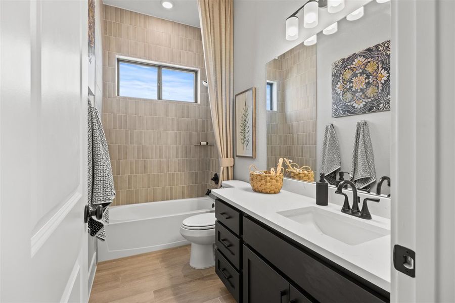 Furnished interior view inside a new home in Sweetwater, Austin (Image 30).