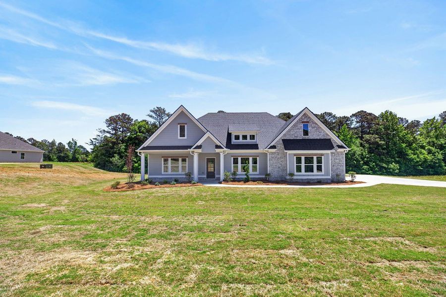 Front exterior of a new home in Hwy 16 South - Carrollton, Carrollton, GA, highlighting curb appeal (Image 28).