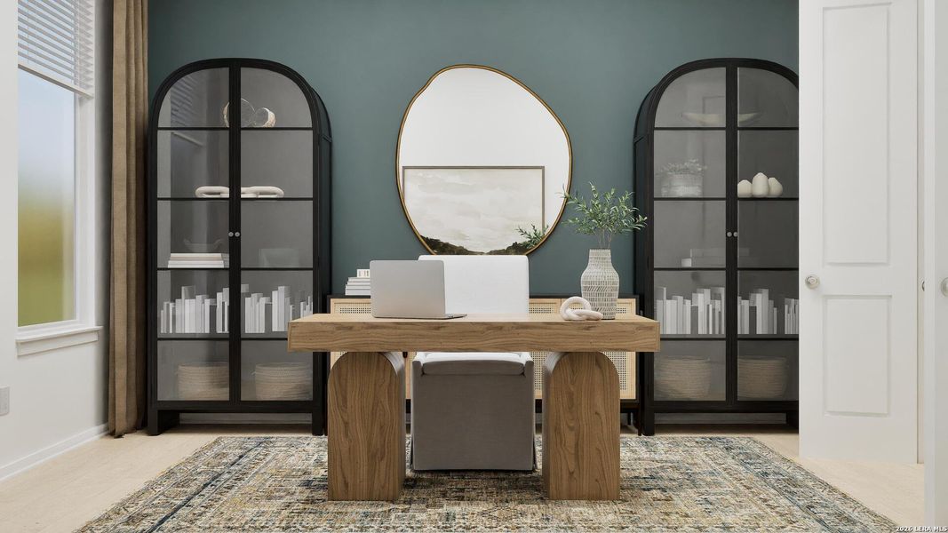 Furnished interior view inside a new home in Navarro Ranch, Seguin (Image 17).