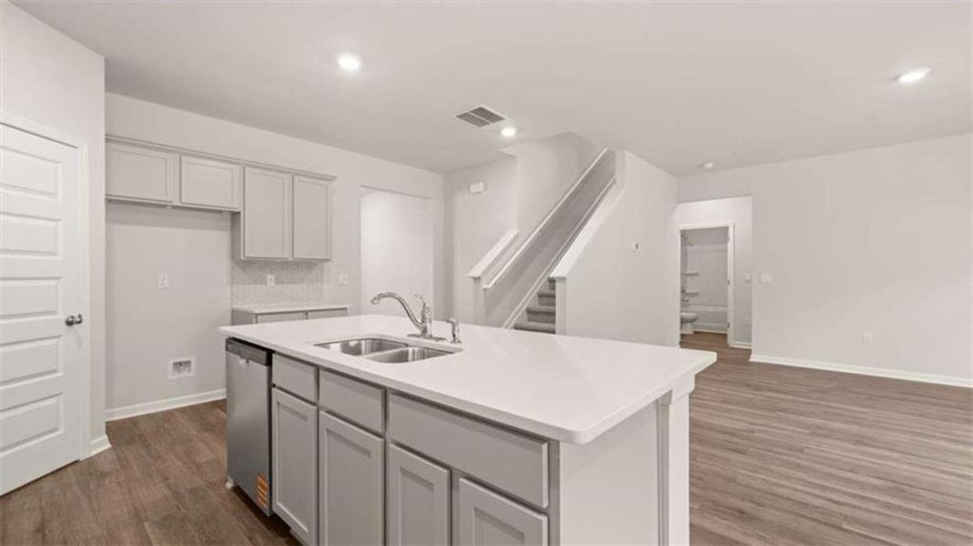 Furnished interior view inside a new home in Cedar Ridge - Locust Grove Station, Locust Grove (Image 5).
