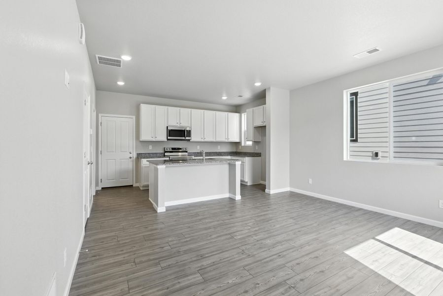 Furnished interior view inside a new home in Pintail Commons at Johnstown Village, Johnstown (Image 5).