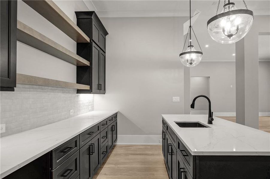 Furnished interior view inside a new home in , Newnan (Image 16).