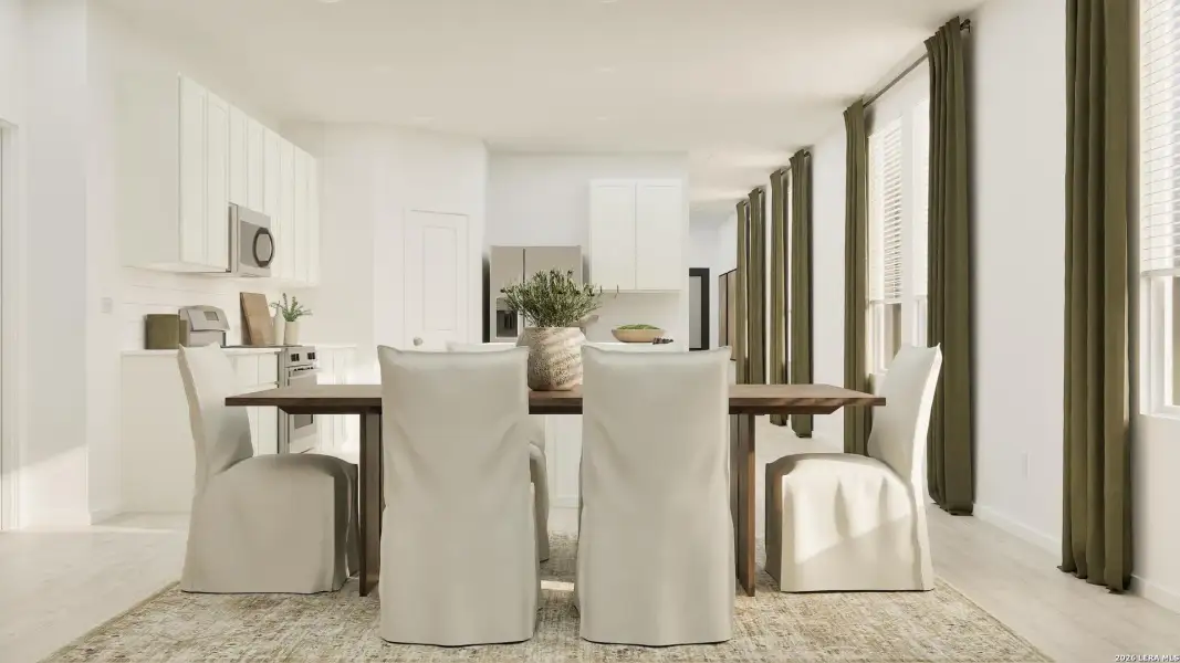 Furnished interior view inside a new home in Steelwood Trails, Marion (Image 3).