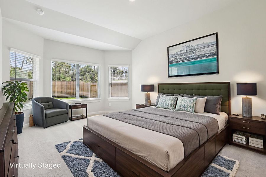 Furnished interior view inside a new home in Pine Lake Cove - Classic Series, Montgomery (Image 12).