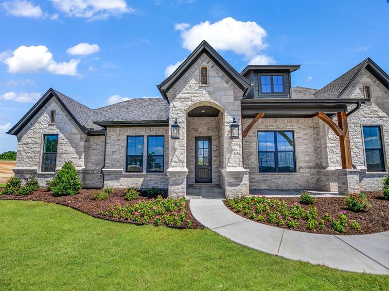 Front exterior of a new home in , Decatur, TX, highlighting curb appeal (Image 25).
