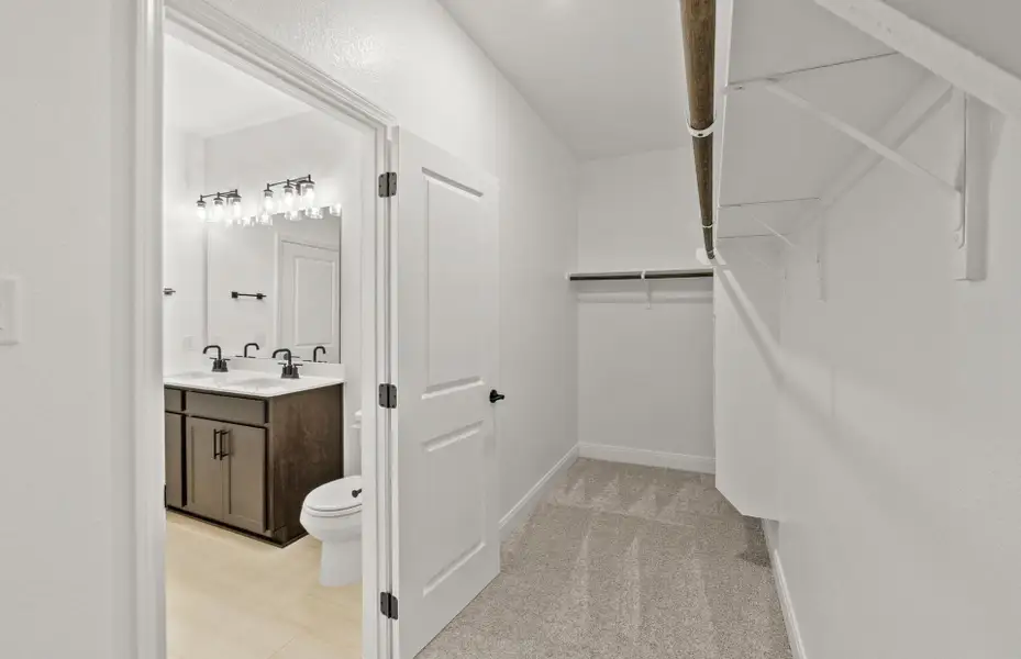 Furnished interior view inside a new home in Patterson Ranch, Georgetown (Image 9).