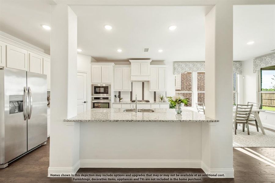 Furnished interior view inside a new home in Abe's Landing, Granbury (Image 22).