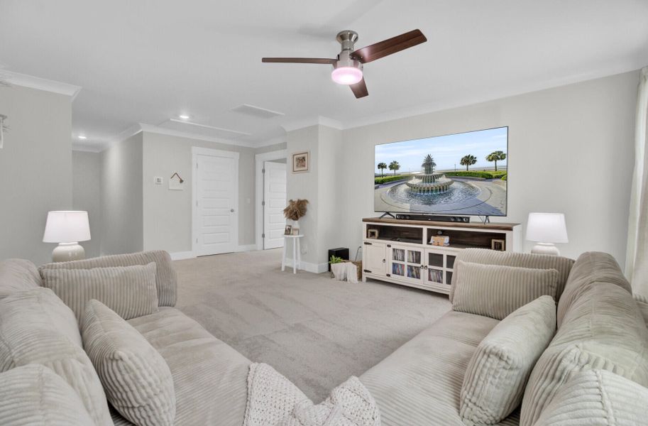 Furnished interior view inside a new home in Lochton, Summerville (Image 17). Furnished interior view inside a new home in Lochton, Summerville (Image 17).