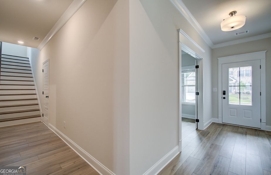 Spacious, unfurnished interior of a new home in Rosewood Lake Preserve, Hoschton (Image 22). Spacious, unfurnished interior of a new home in Rosewood Lake Preserve, Hoschton (Image 22).