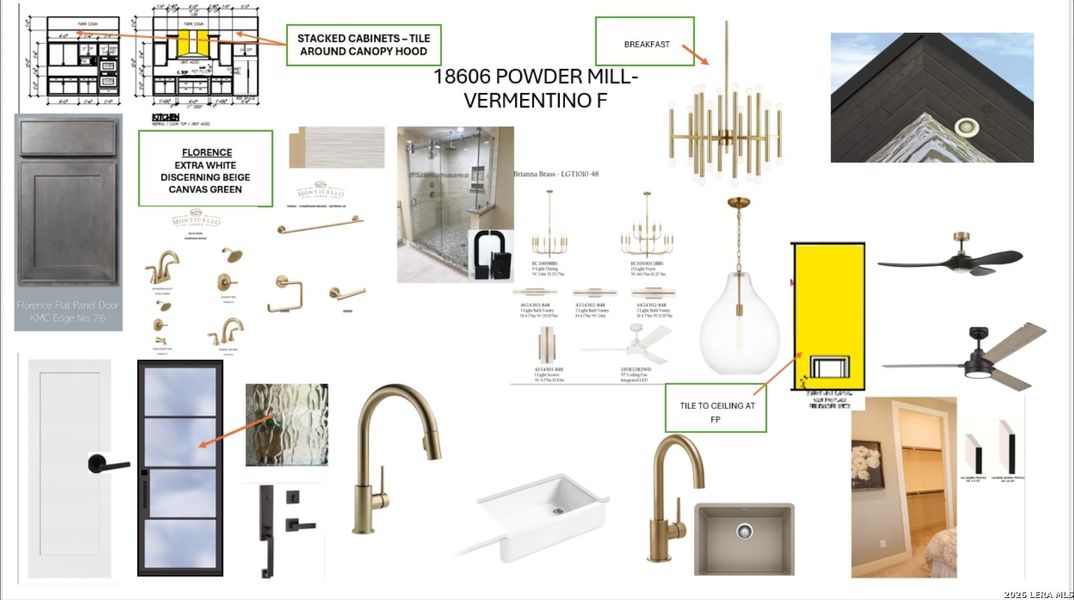 Sample of building materials used in homes in Shavano Highlands, San Antonio (Image 19).