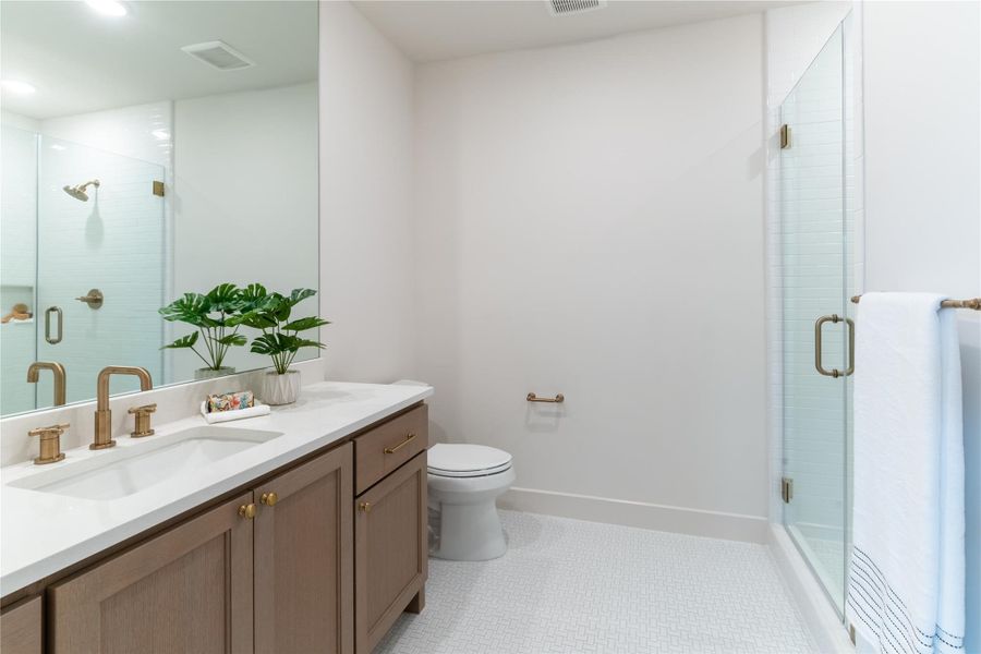 Furnished interior view inside a new home in , Spring (Image 30).