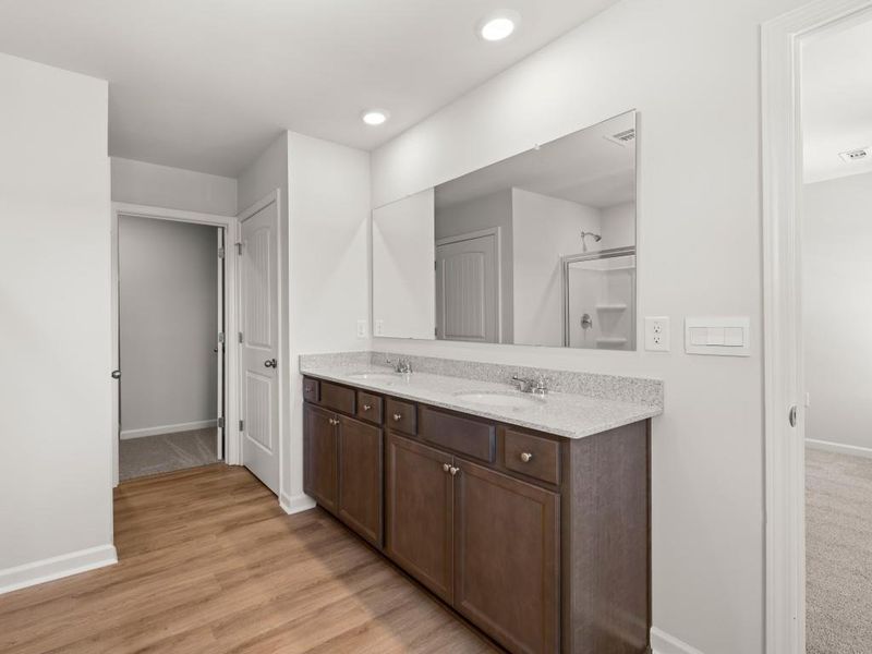 Furnished interior view inside a new home in Falcon Landing Townhomes, Gainesville (Image 8).