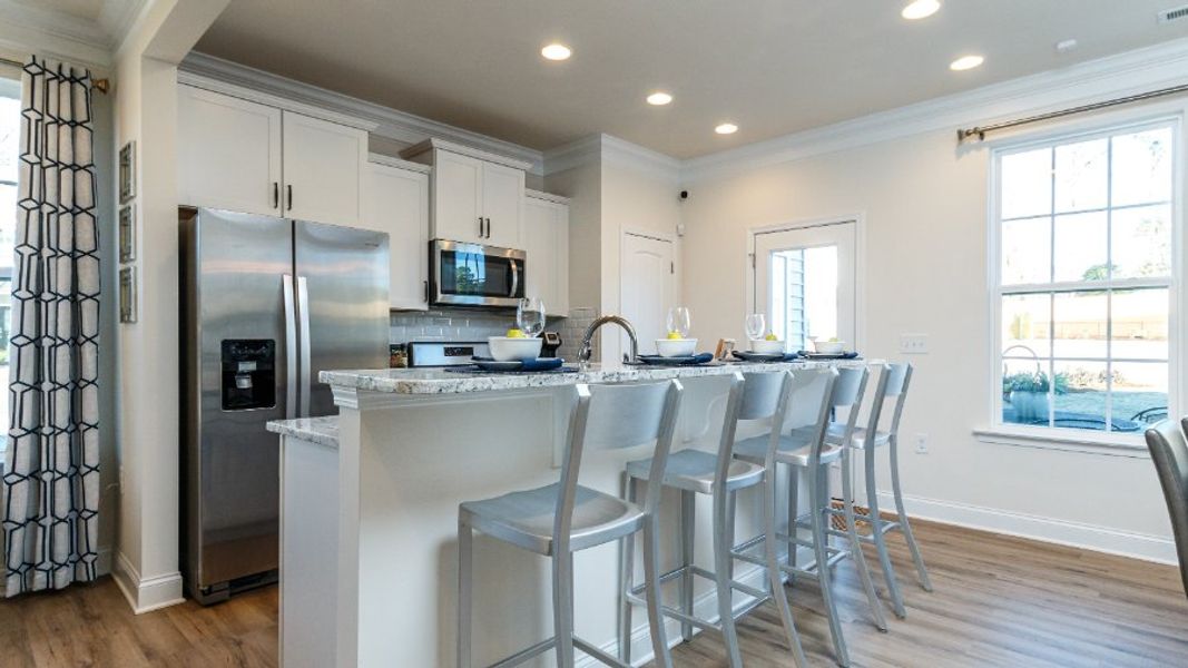 Furnished interior view inside a new home in Sidney Creek Townhomes, Zebulon (Image 5).