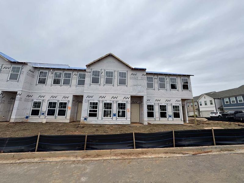 Front Exterior Construction Progress