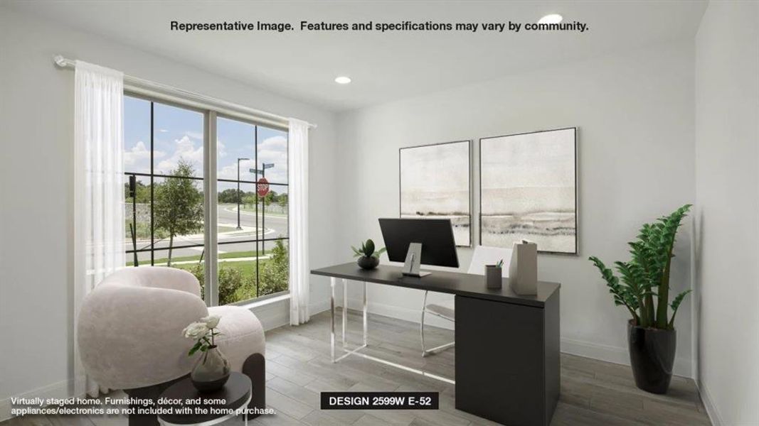 Furnished interior view inside a new home in Devonshire 55', Forney (Image 12). Furnished interior view inside a new home in Devonshire 55', Forney (Image 12).