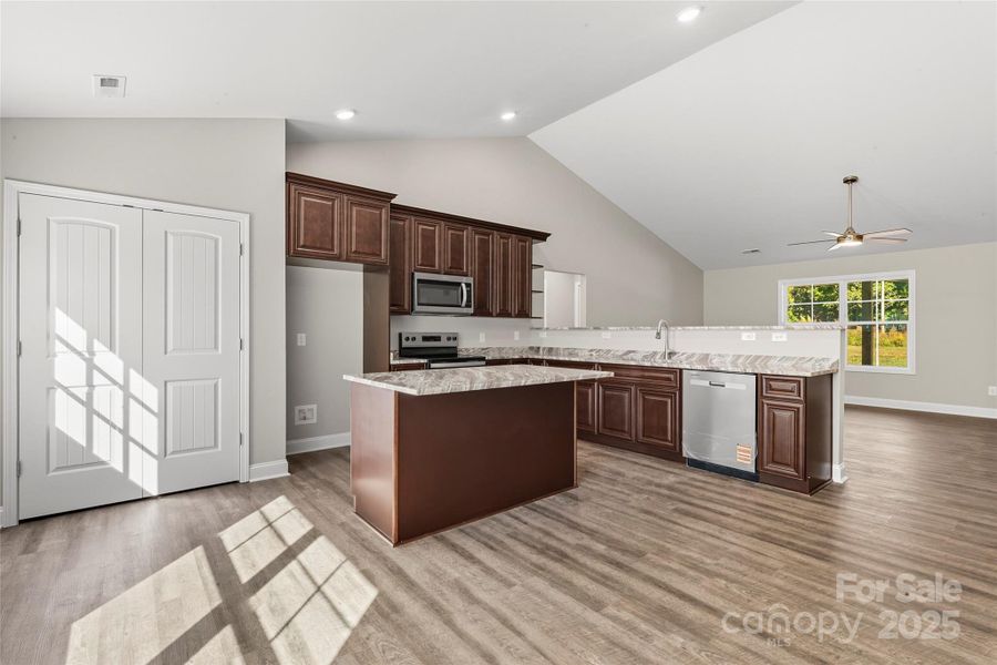 Furnished interior view inside a new home in , Asheboro (Image 10).