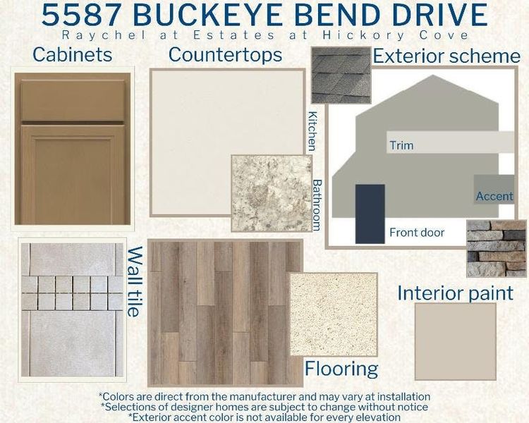 Raychel - Colors in this home