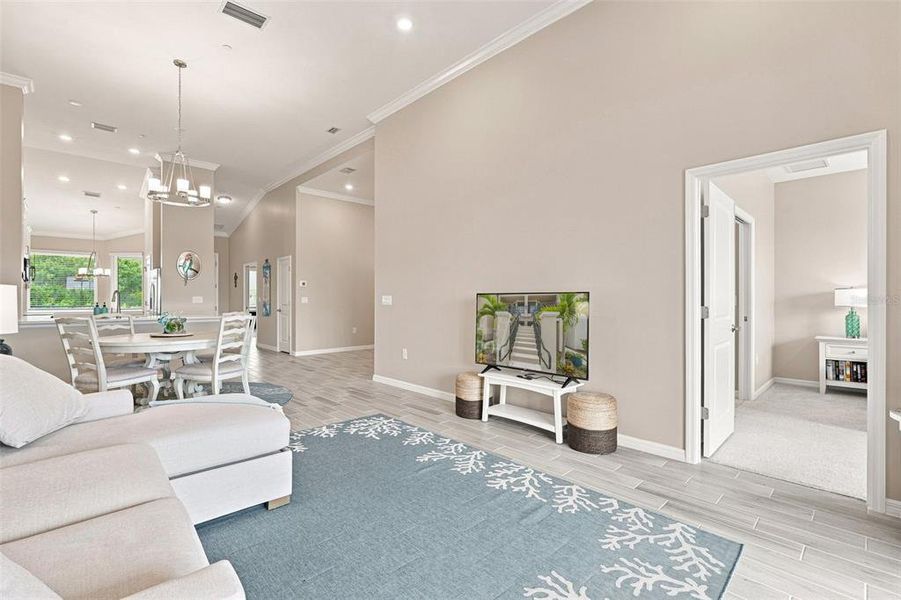 Furnished interior view inside a new home in , Port Charlotte (Image 23). Furnished interior view inside a new home in , Port Charlotte (Image 23).