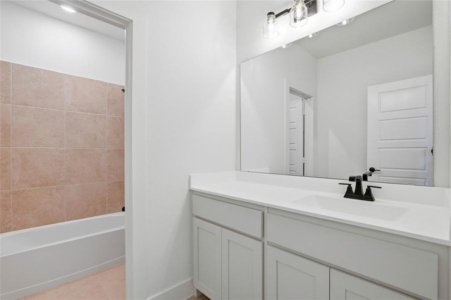 Furnished interior view inside a new home in Talon Hills, Fort Worth (Image 19). Furnished interior view inside a new home in Talon Hills, Fort Worth (Image 19).