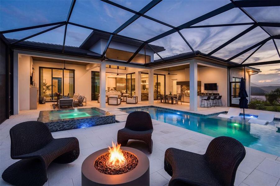 Exterior details and patio area of a home in , Sarasota (Image 17).