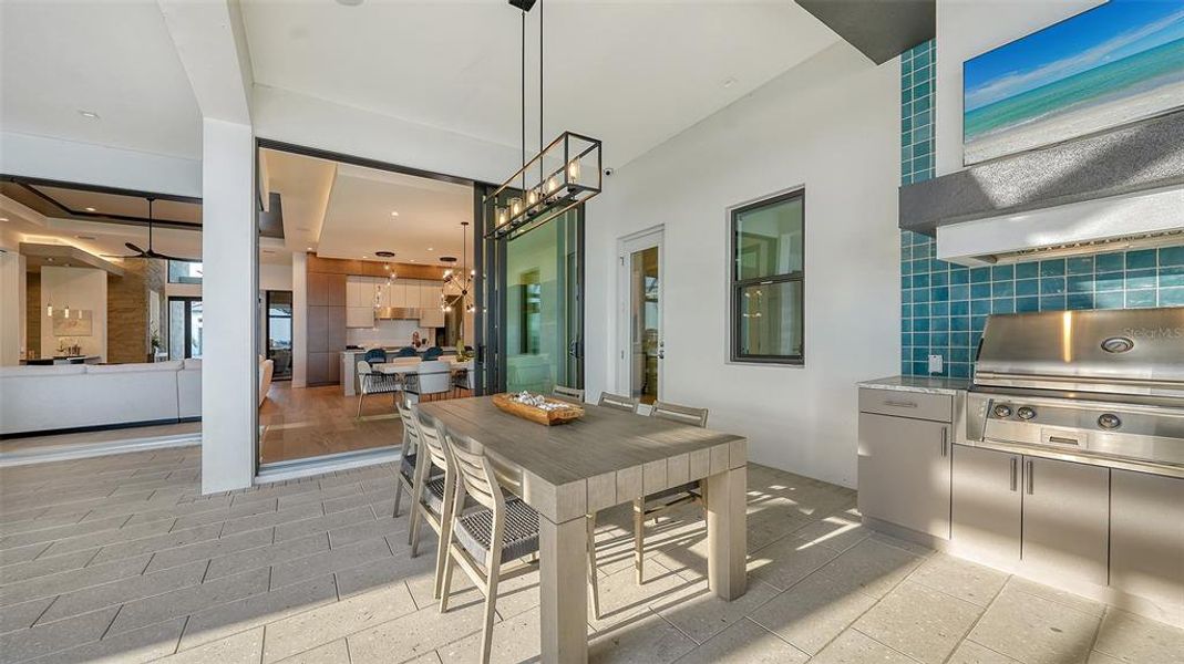 Furnished interior view inside a new home in Wild Blue at Waterside, Sarasota (Image 76).
