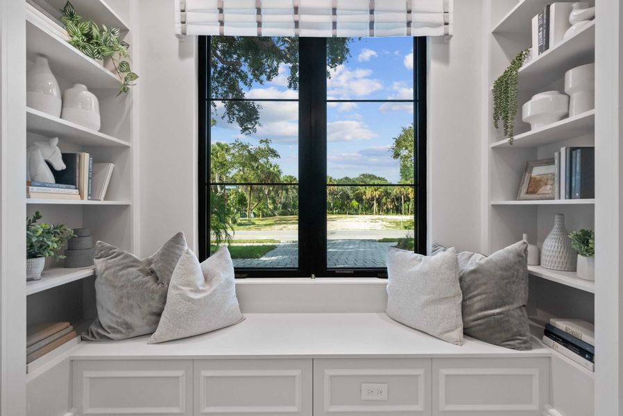 2D floor plan layout for the Seabreeze Grande by GHO Homes in Seaglass, Vero Beach, FL (Image 54).