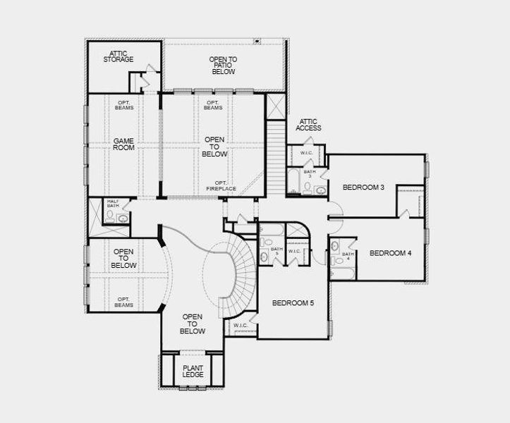 Structural options added include: Bay window at owner' suite, and bath 2 shower.