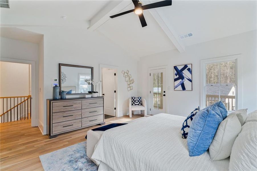 Furnished interior view inside a new home in Pendergrast Farm, Atlanta (Image 56).