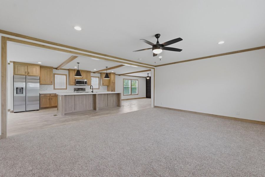 Spacious, unfurnished interior of a new home in , Cross (Image 30).