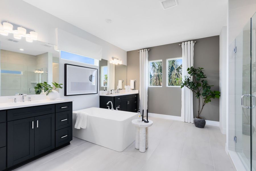 Spa-Inspired Owner's Bath Retreat