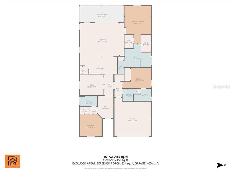 2D floor plan layout of this home in , Venice, FL (Image 6). 2D floor plan layout of this home in , Venice, FL (Image 6).