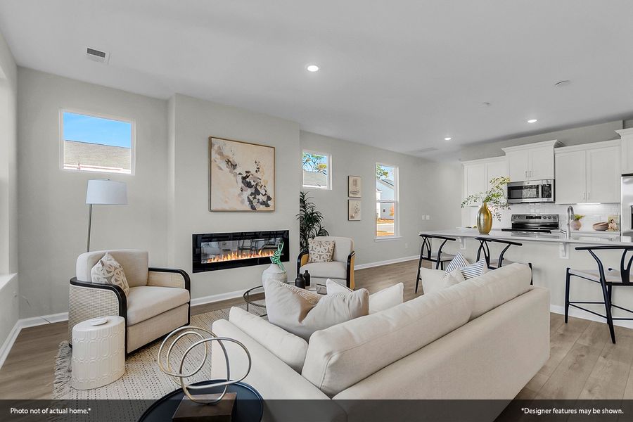 Furnished interior view inside a new home in Sweetbrier, Durham (Image 10).