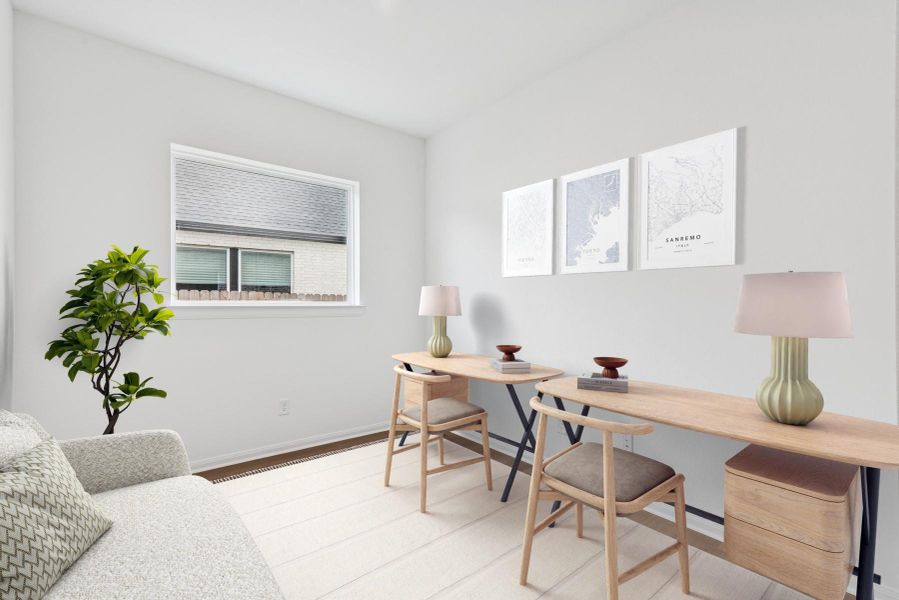 Virtually staged to give you the visual you need to see furniture placement and how the home can live.