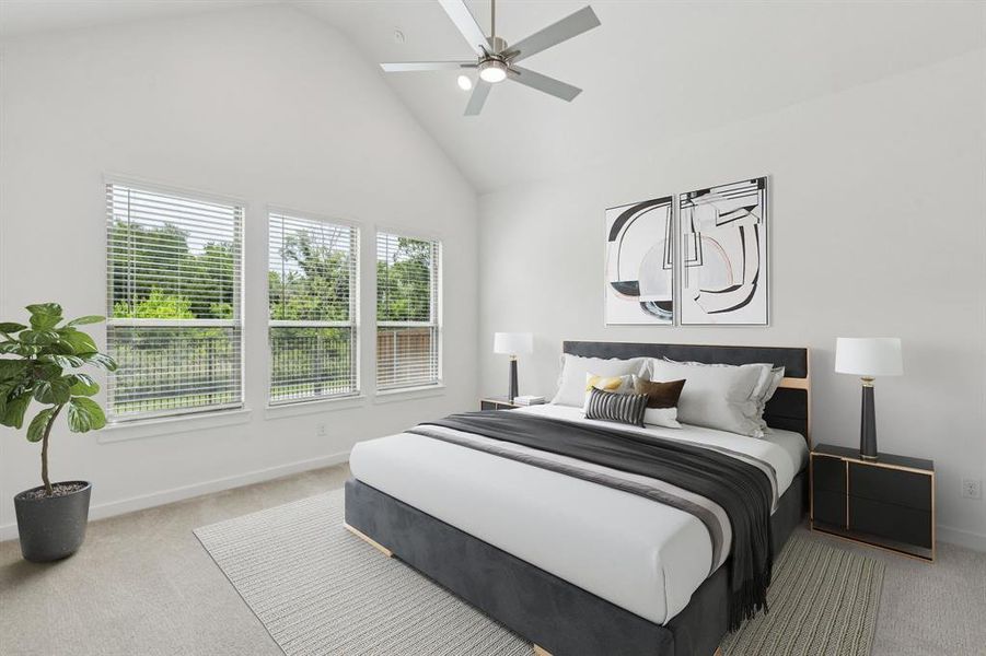 Furnished interior view inside a new home in Cross Creek Meadows, Celina (Image 10). Furnished interior view inside a new home in Cross Creek Meadows, Celina (Image 10).