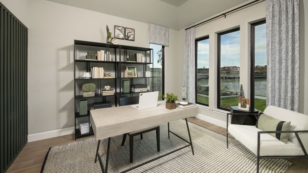 Furnished interior view inside a new home in Homestead, Schertz (Image 6).