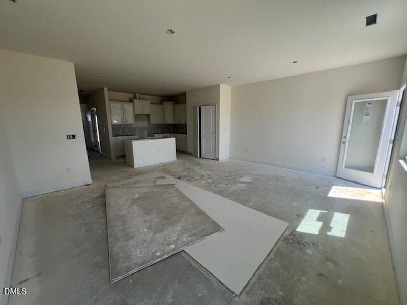In-progress construction of a new home in Townes at North Main, Lillington, NC (Image 27).