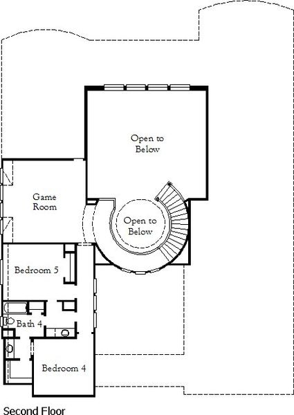 2D floor plan layout of this home in Valencia, Manvel, TX (Image 5).