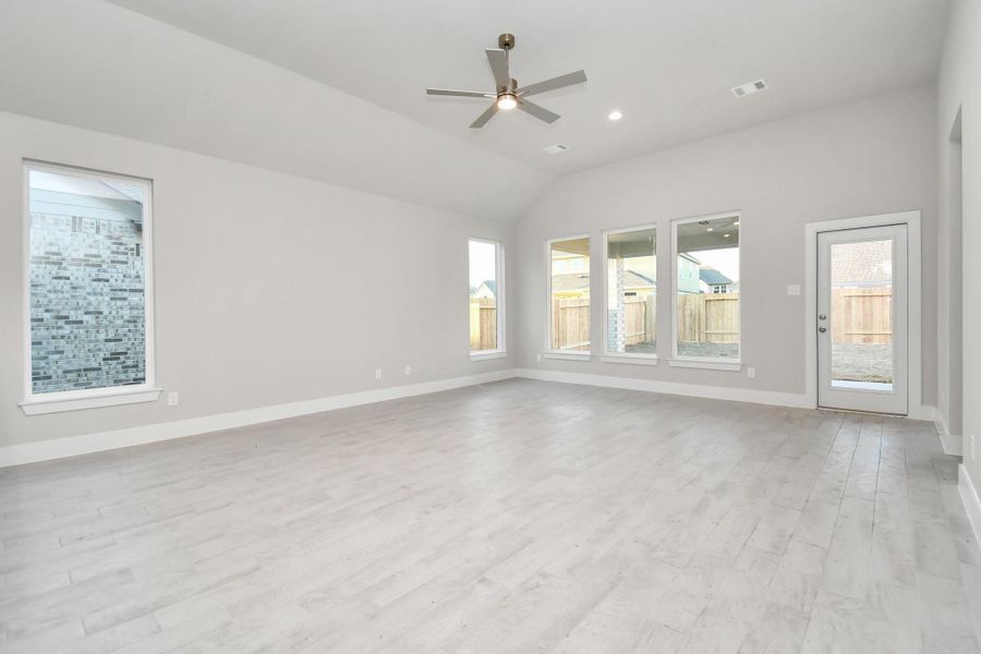 Example of completed home with similar plan. As-built colors and selections may vary.