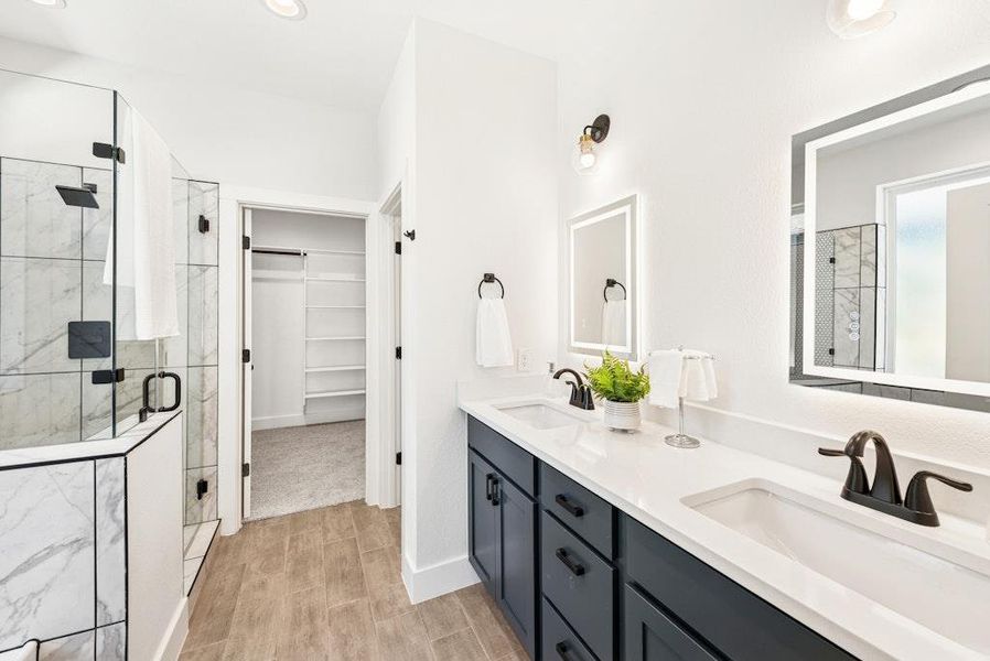 Furnished interior view inside a new home in , Lago Vista (Image 13). Furnished interior view inside a new home in , Lago Vista (Image 13).