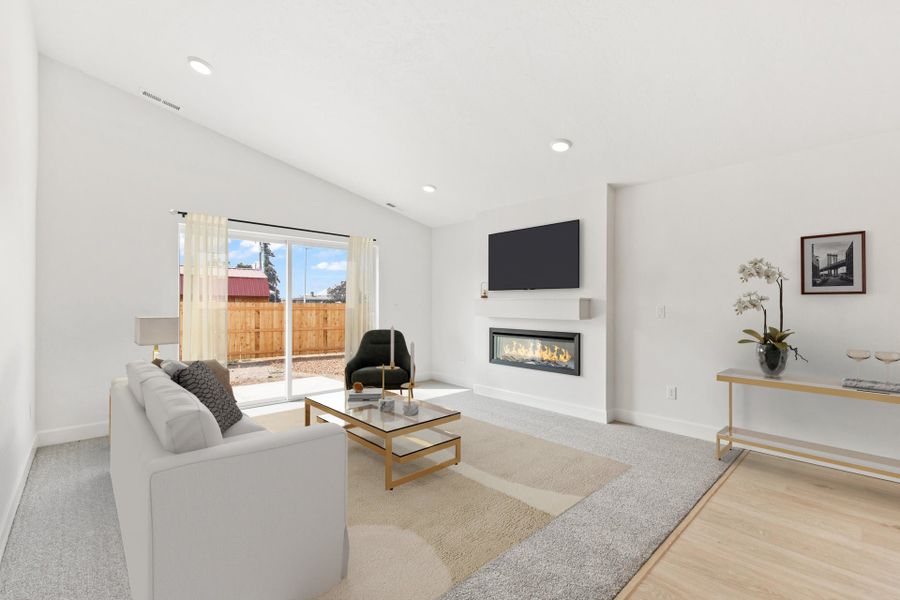 Furnished interior view inside a new home in Willowbrook, Madras (Image 5). Furnished interior view inside a new home in Willowbrook, Madras (Image 5).