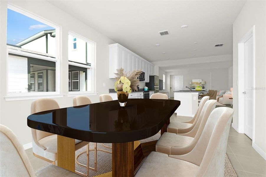 Furnished interior view inside a new home in , St. Cloud (Image 9).