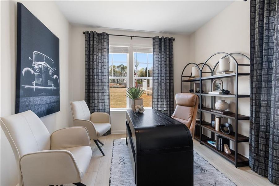 Furnished interior view inside a new home in Daybreak, Newnan (Image 5).