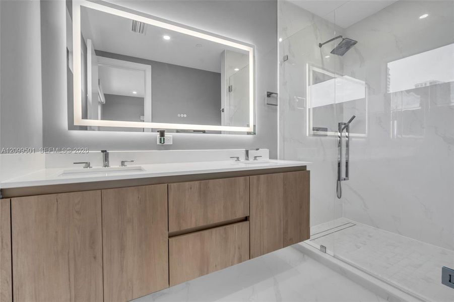 Furnished interior view inside a new home in , Fort Lauderdale (Image 7).